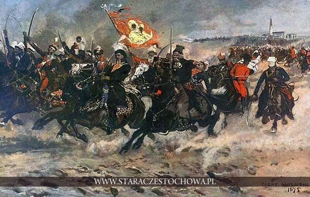 Kazimierz Pułaski broniący klasztoru na Jasnej Górze