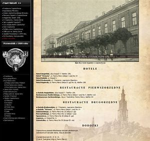 Przewodnik po Częstochowie 1909 | instytucje