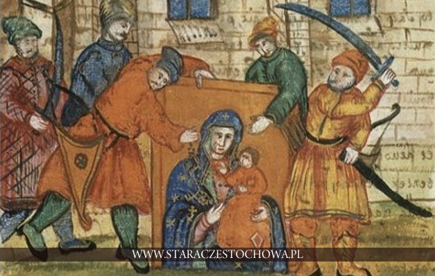 Profanacja Obrazu NMP przez bandę rabusiów